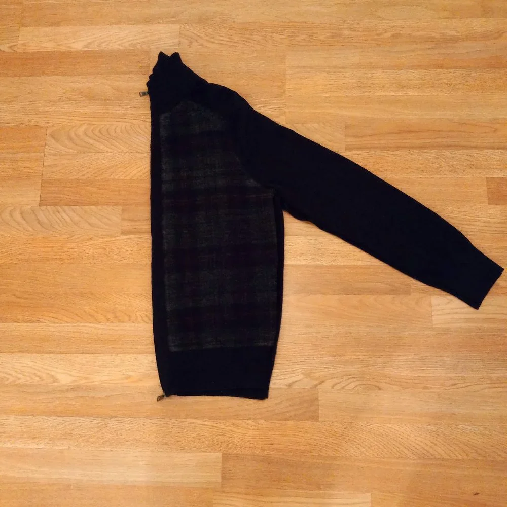 Men's Banana Republic Merino Wool Zip Up Sweater Size L - Picture 2 of 11